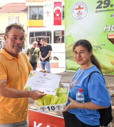 29. Geleneksel Kaledavaz Biber Festivali’mizi 44 üreticimizin katılımı ile gerçekleştik. 
